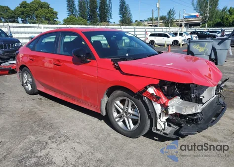 2025 Honda Civic Sport из США, поврежденный, VIN 2HGFE4F89SH342546